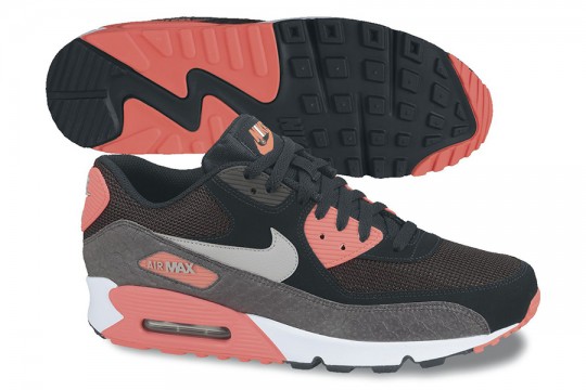 nike air max 90 essential black wolf grey atomic red anthracite june 2013 540x360