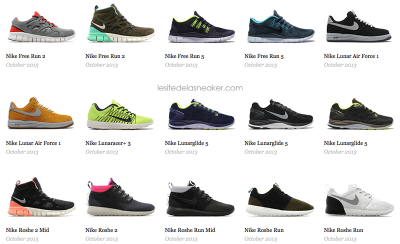 kern Aftrekken scheidsrechter Nike Releases Septembre/Octobre 2013 - Le Site de la Sneaker