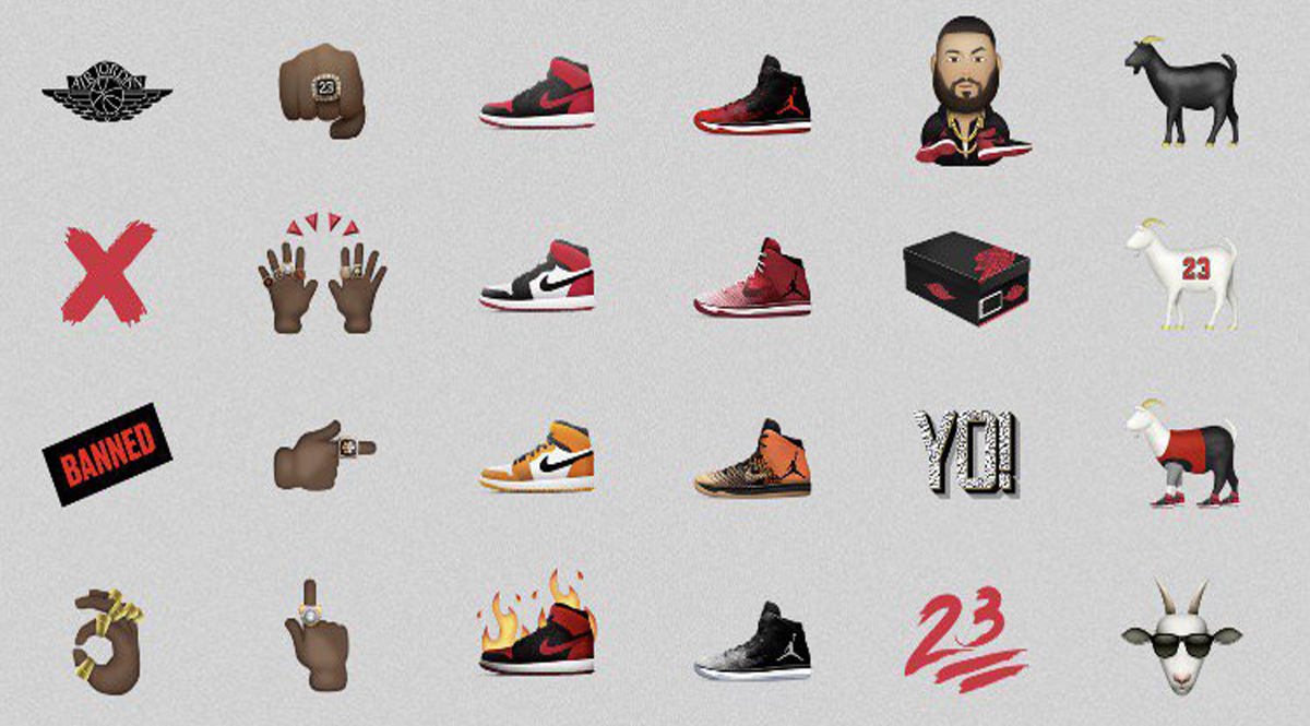 Jordan Brand Emojis Set