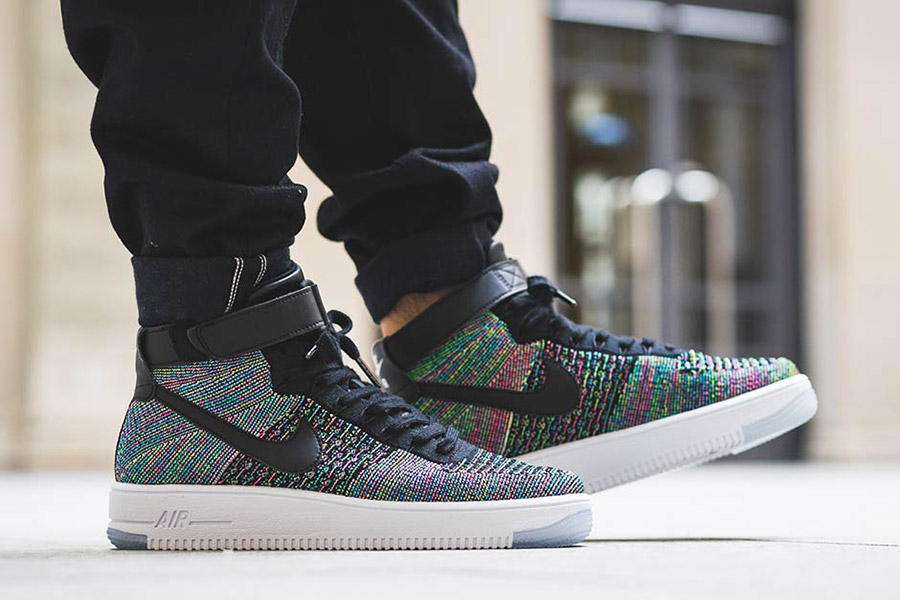 Nike Air Force 1 Mid Flyknit Multicolor