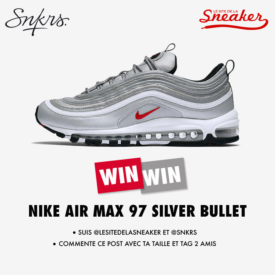 Contest Nike Air Max 97 Silver Bullet