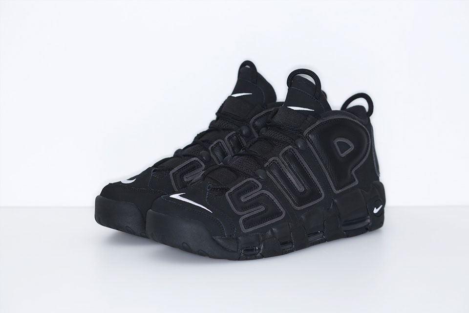 Supreme x Nike Air More Uptempo Black - Le Site de la Sneaker