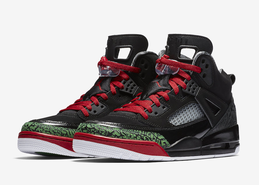 Air Jordan Spiz'ike Black Red Green