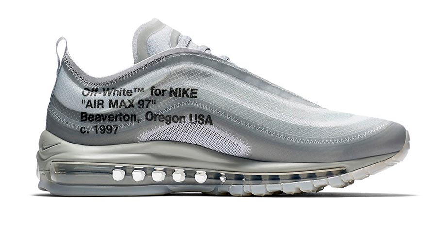 Off-White x Nike Air Max 97 Wolf Grey Menta - Le Site de la Sneaker