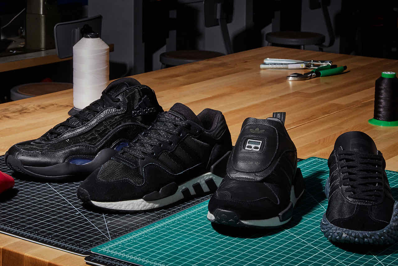 adidas never made triple black collection banner
