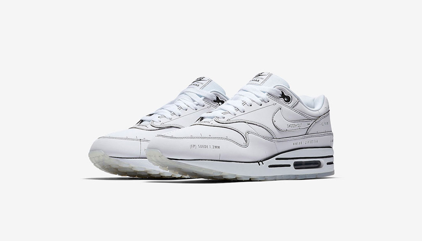 NIKE AIR MAX 1 TINKER SCHEMATIC WHITE