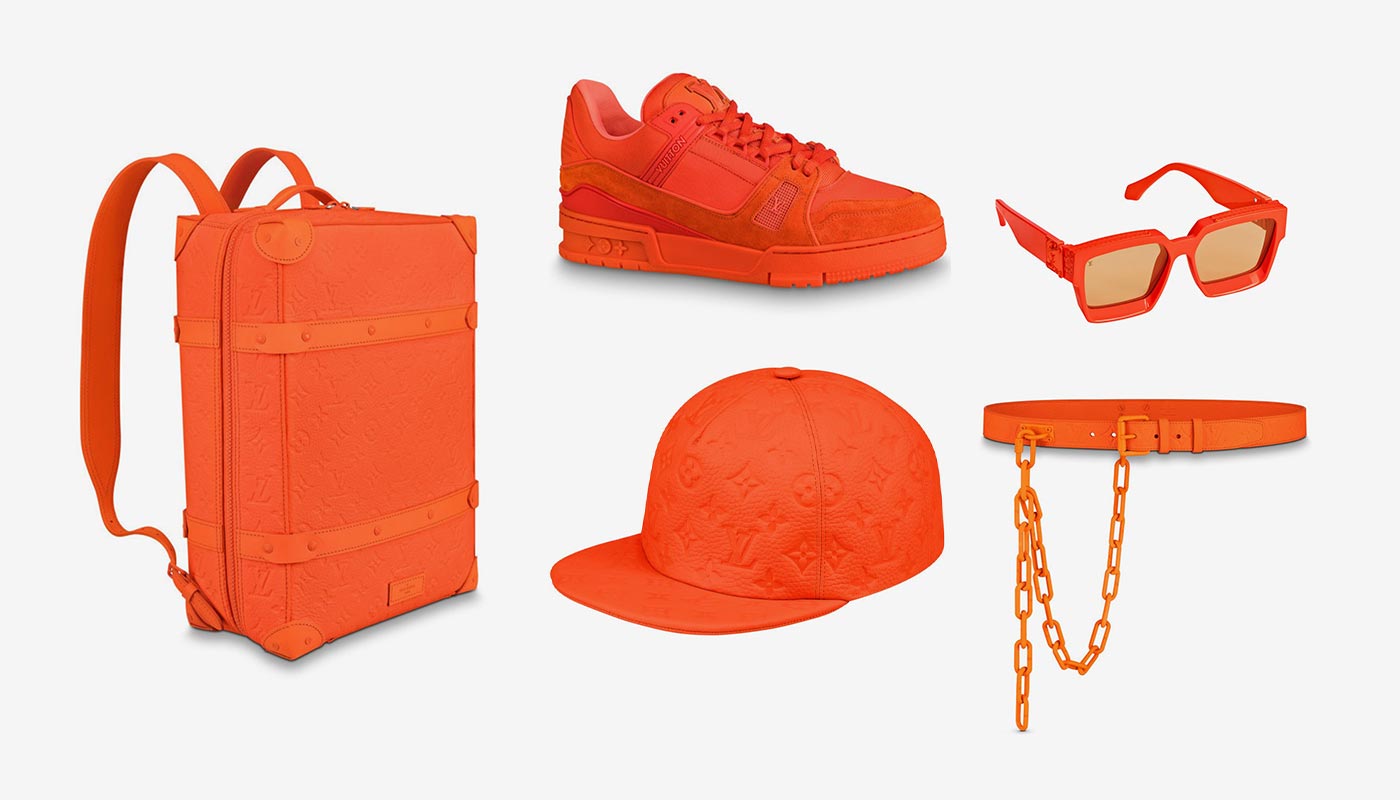 Virgil Abloh imagine une collection capsule Louis Vuitton Orange - Le  Site de la Sneaker