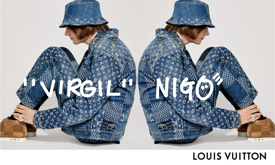Louis Vuitton x Nigo Damier Ebene Bandana Human Made LV2 Virgil