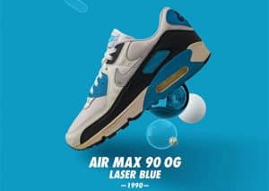 nike air max 90 og laser blue 2020 pic6 300x213