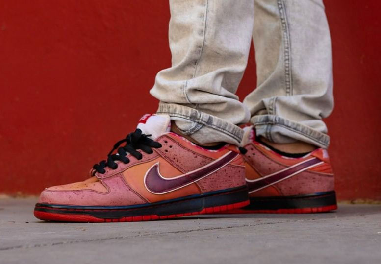 cncpts nike sb dunk low red lobster
