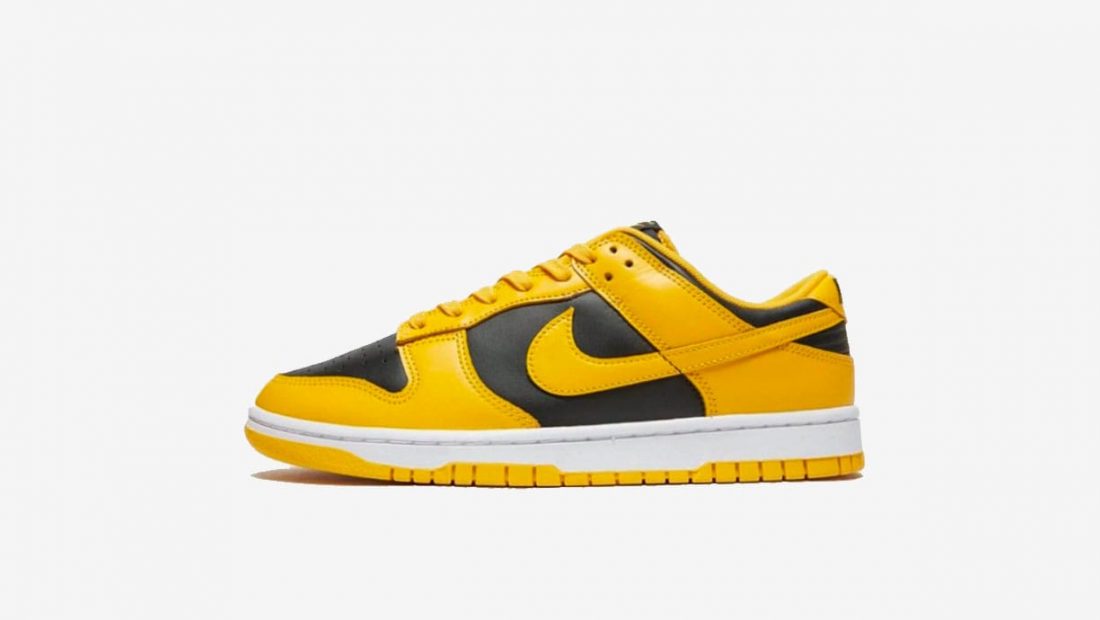 nike dunk low goldenrod banner 1100x620