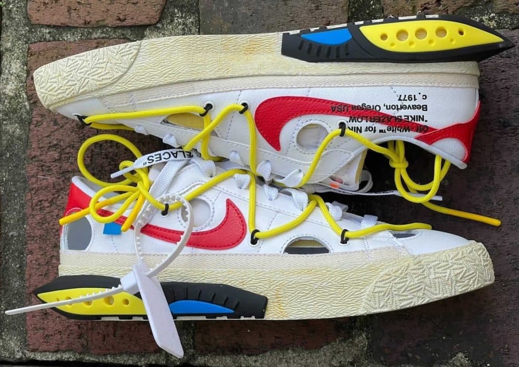preview off white nike Summit blazer low white university red dh7863 100 banner