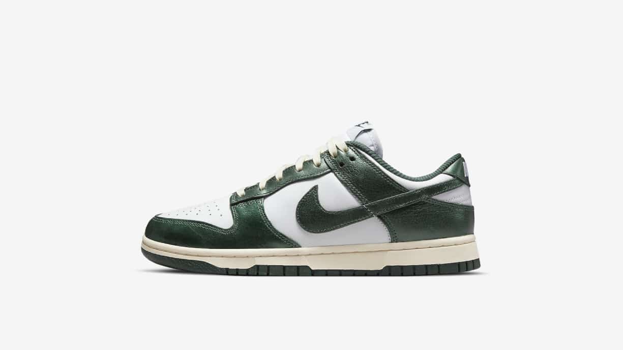 nike dunk low vintage green dq8580 100 banner