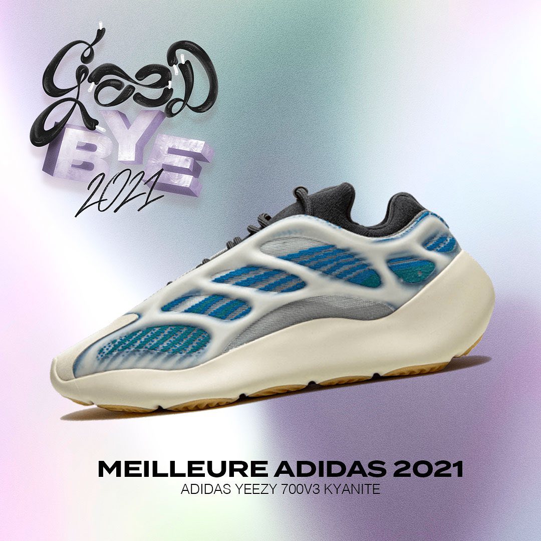 Sneakers of the year 2021 adidas Yeezy 700 V3 Kyanite
