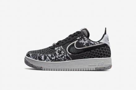 Nike Air Force 1 Crater Flyknit Black White