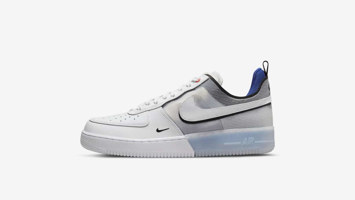 Nike Air Force 1 React White Light Photo Blue
