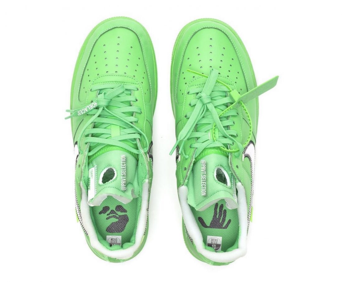 Les visuels officiels de la Off-White x Nike Air Force 1 Low Lemonade -  Le Site de la Sneaker