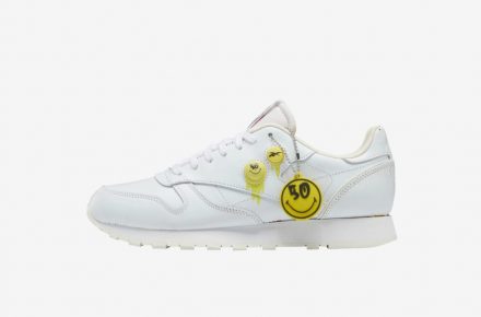Reebok Smiley Classic Leather Pump 50th