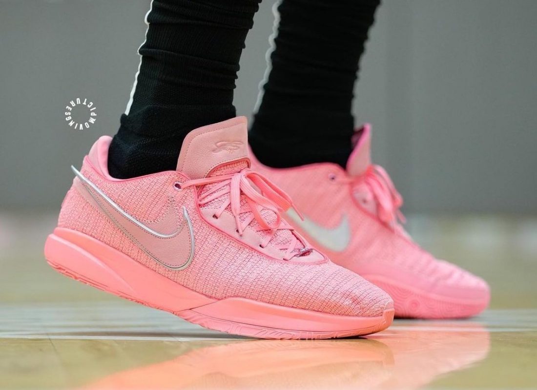 preview nike lebron 20 pink banner 1100x799