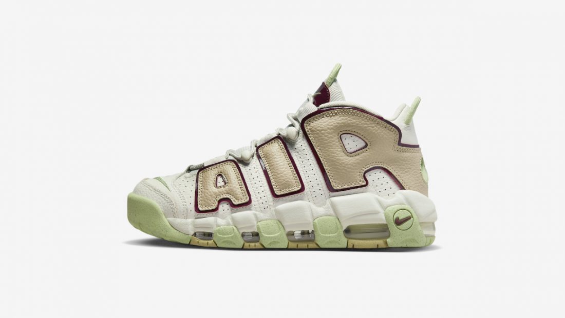 Nike Air More Uptempo Tan Mint Green