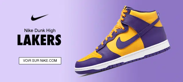 Nike Dunk High Lakers