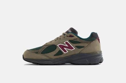 New Balance 990v3 Made in USA Green Olive