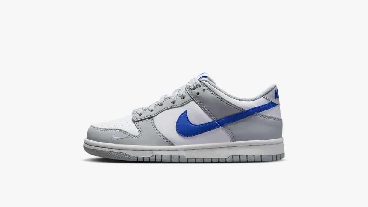 Nike Dunk Low GS White Grey Blue