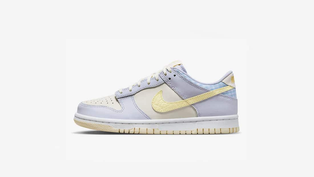 banner nike adidas dunk low gs easter fj4641 536