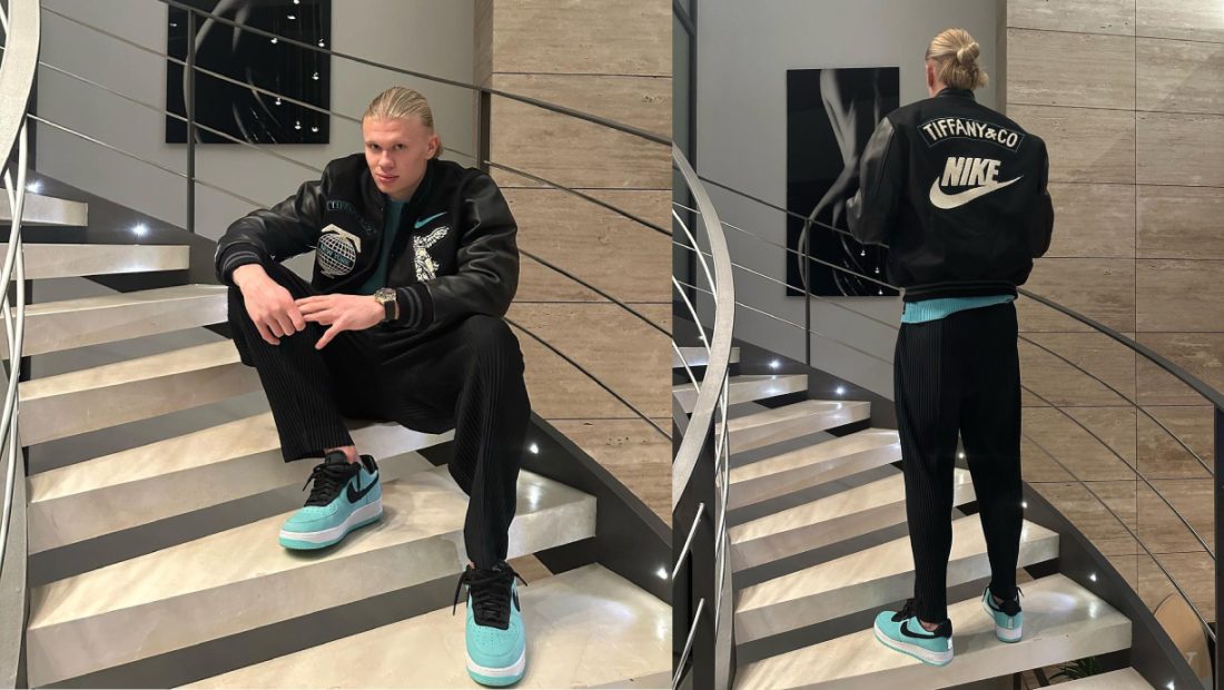 KLEKT - @erling.haaland with the full Nike x Tiffany fit