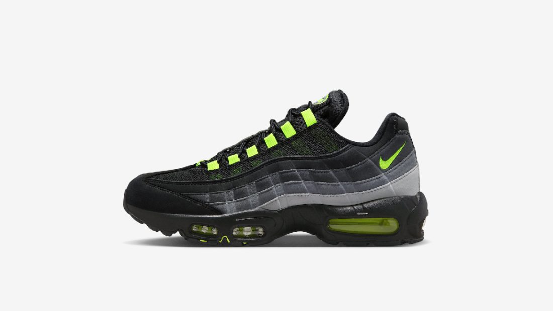 banner Flyknit-inspired nike air max 95 reverse neon fv4710 001 1100x620