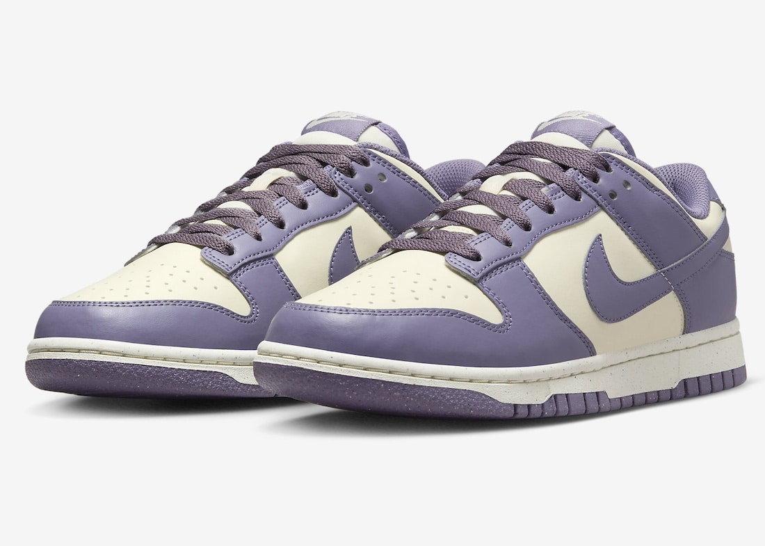 preview nike dunk low next nature sail purple 4