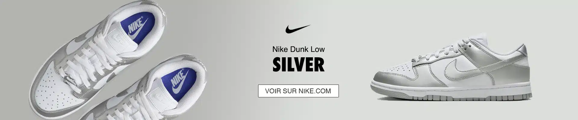 Nike Dunk Low Metallic Silver