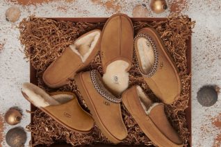 Brunello Cucinelli suede-leather slider sandals