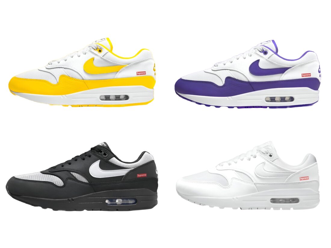 collection supreme nike air max 1 2025 banner 1100x825